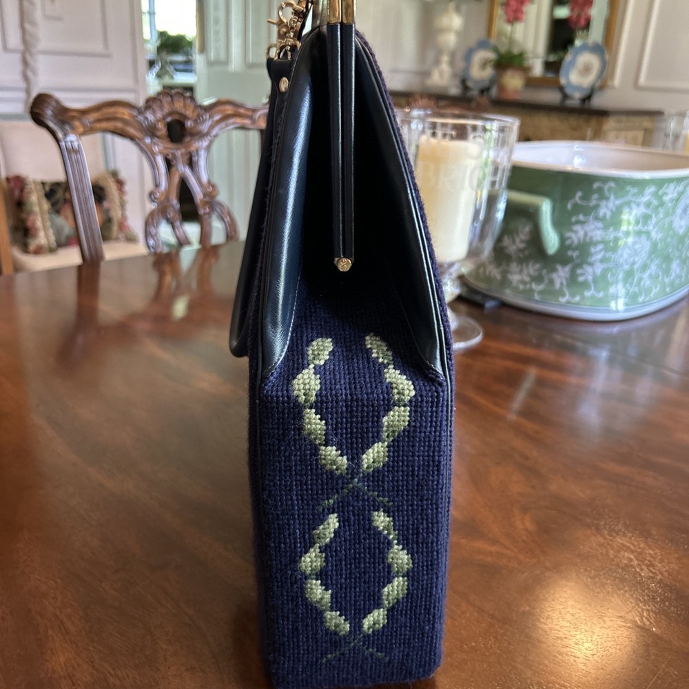 Extra Large Needlepoint Purse Exquisite