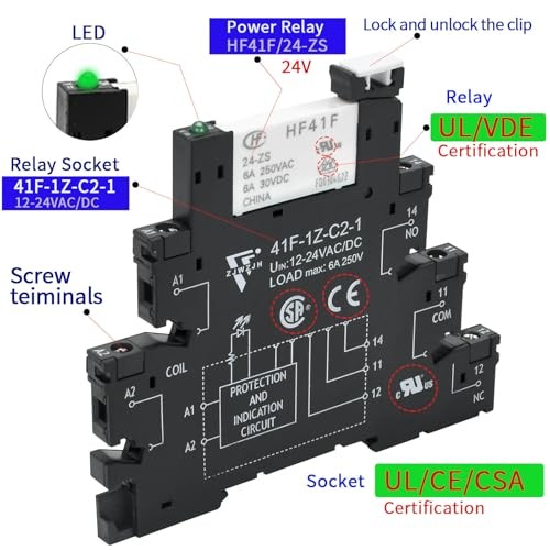 Pcs Electromechanical Relay Black Miniature Power Relay Black Screw Socket C2 3