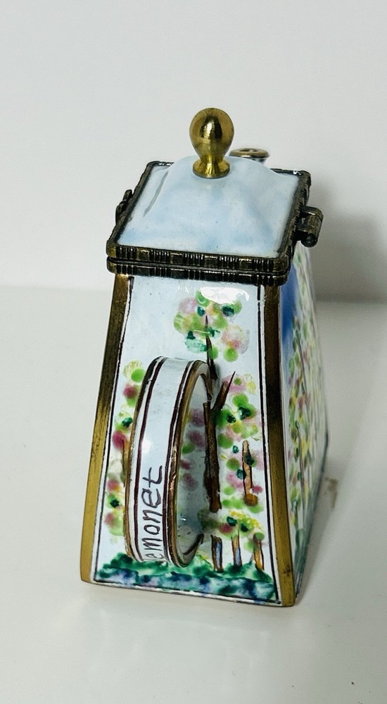 2001 Kelvin Chen Copper Enameled Mini Teapot. Monet's