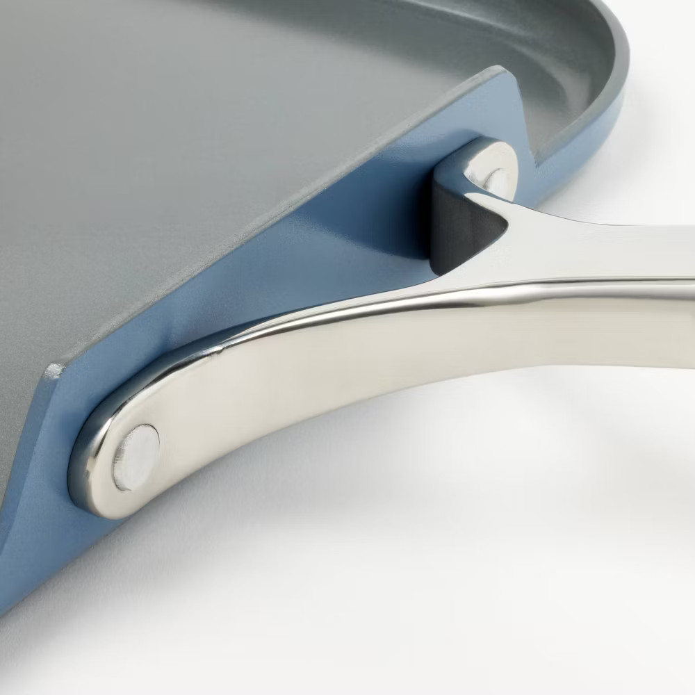 Nonstick Ceramic Single Burner Griddle Pan Blue - Figmint