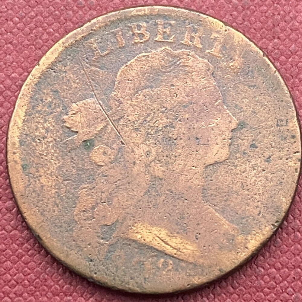 1802 Draped Bust Large Cent 1c Circulated #54417