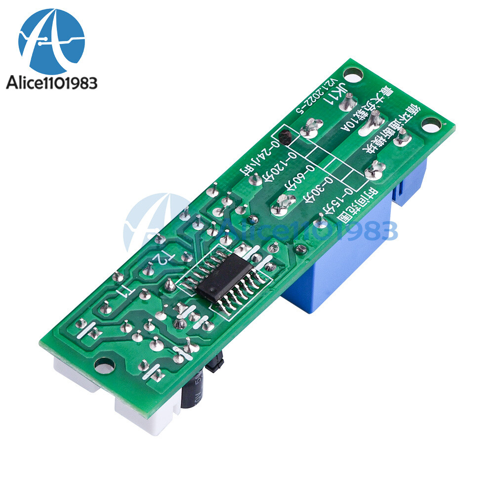 DC 5V 12V 24V 0-24h Adjustable Cycle Timer Delay Relay Module On/Off Switch