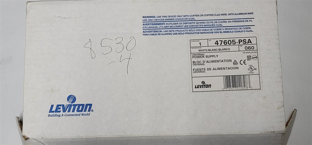 Leviton Universal Power Supply 47605-PSA