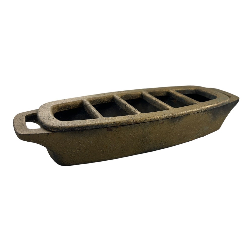 Vintage Antique Adams Co Cast Iron Fire Starter Pot Kitchenware