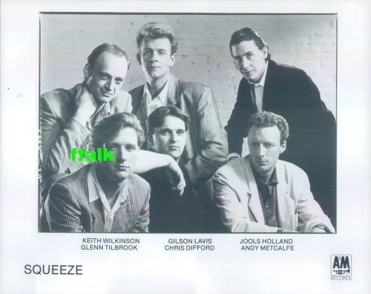 Press Photo: SQUEEZE 8x10 B&W