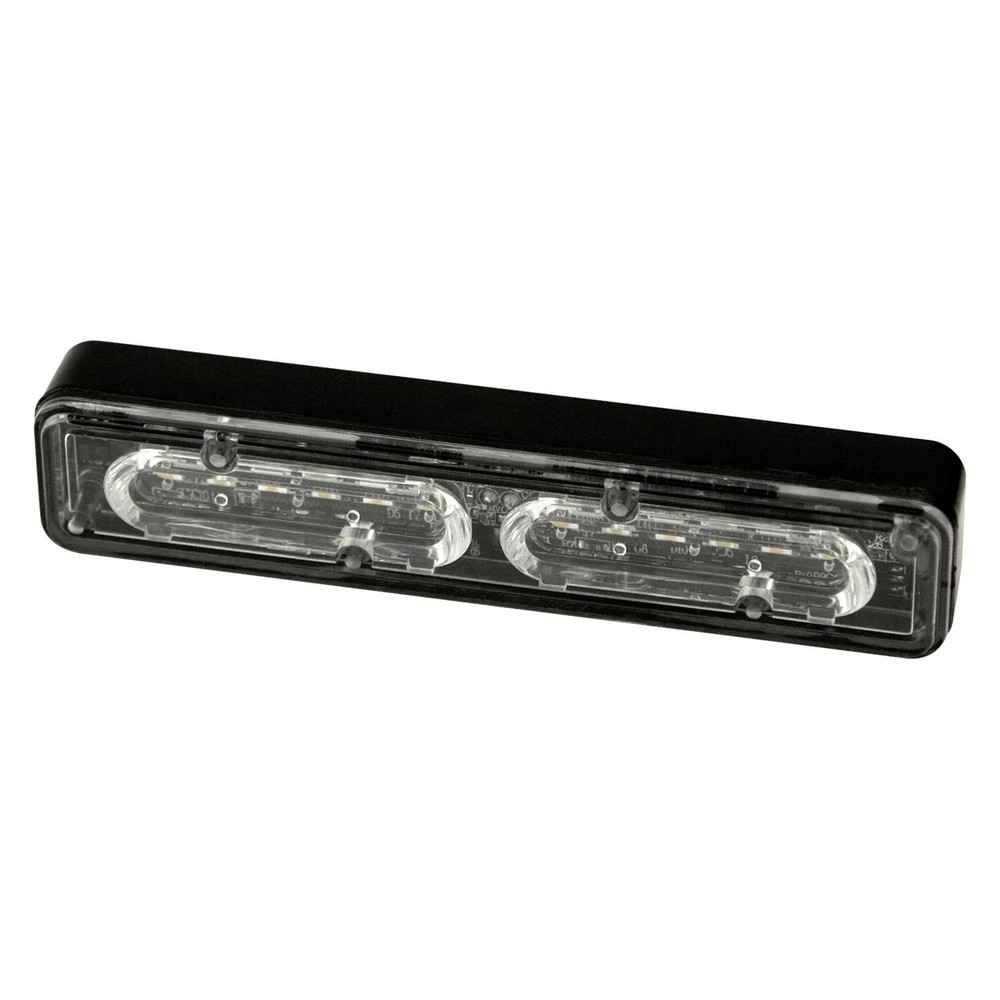 ECCO 5.5" ED3712 Series Multi Mount Low Profile Amber/White LED Strobe Light