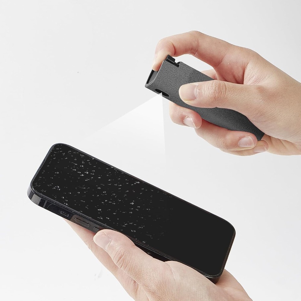Eco-Friendly Touchscreen Cleaning Kit: Gentle Spray & Reusable Microfiber Cloth