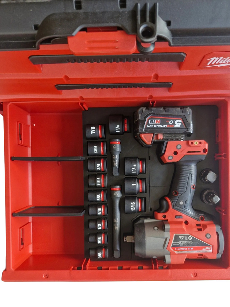 M18 Fuel High torque Impact INSERT for 3 Draw Packout