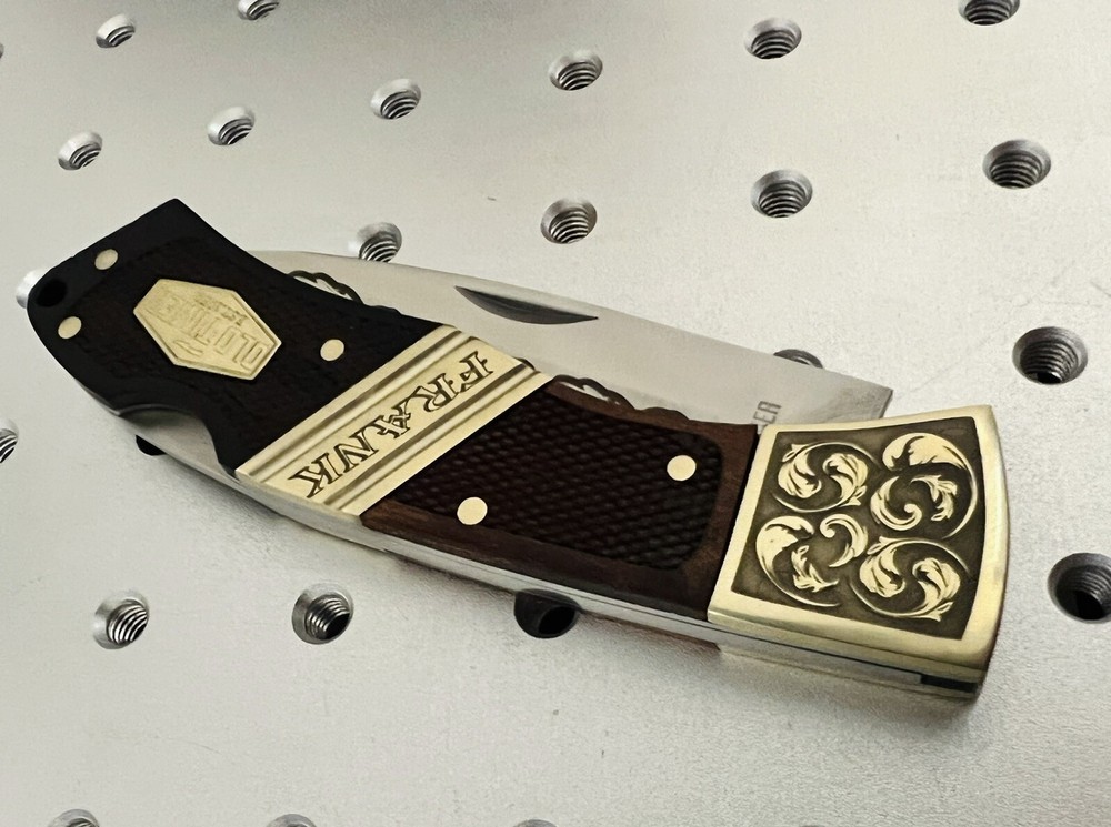 (CUSTOM ENGRAVED) Schrade Old Timer Mountain Beaver Sr. 29OT Pocket Knife