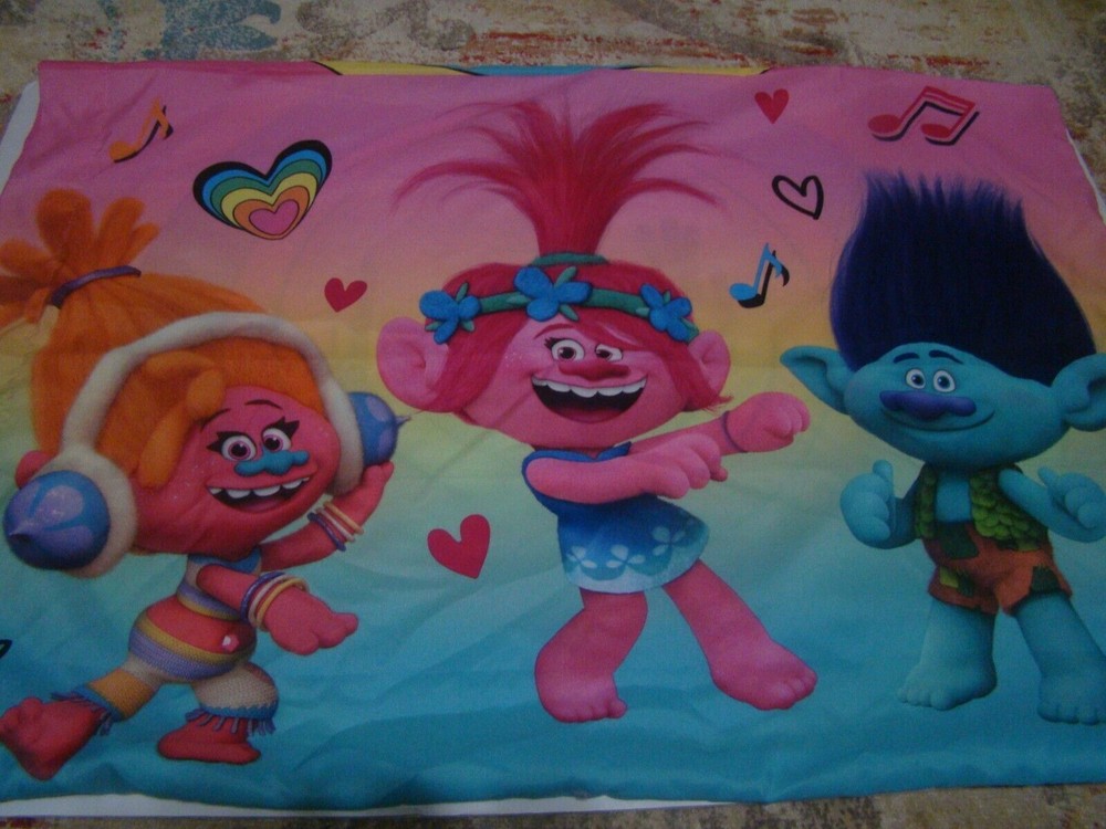 Trolls Standard Pillowcase
