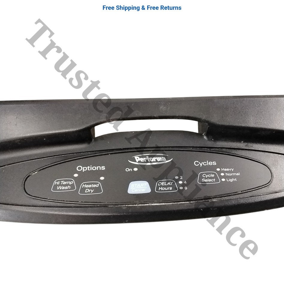 OEM Dishwasher Control Panel 919351 BLACK