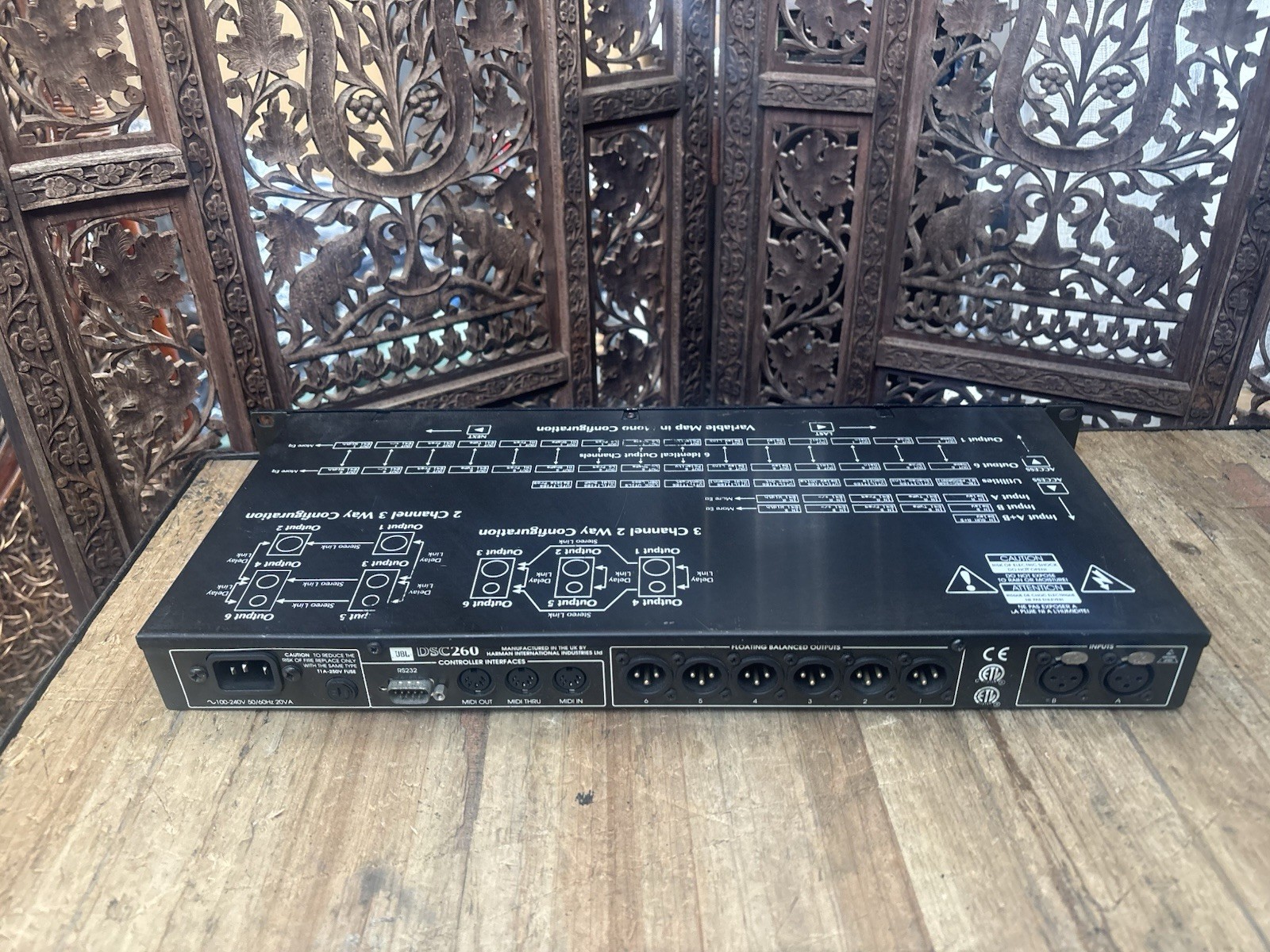 JBL DSC260 Digital System Controller, 2-Channel / 3-Way