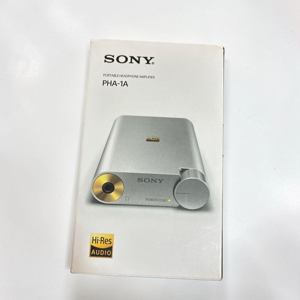 Sony PHA-1A Portable Headphone Amplifier DAC Silver High Resolution Box