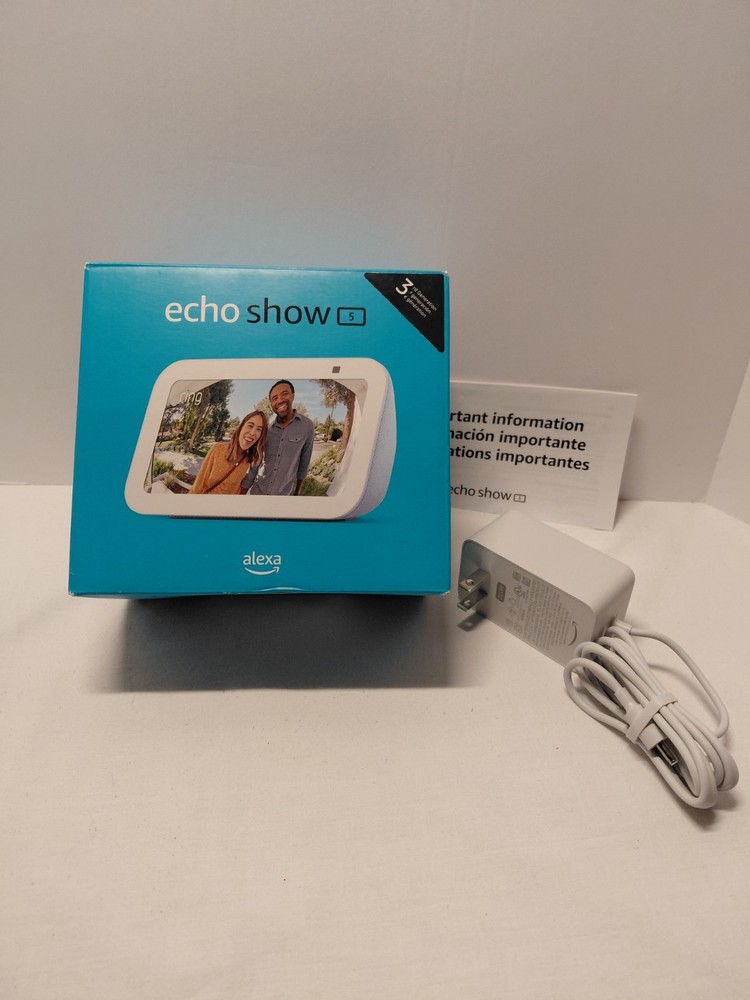 Echo Show 5 3rd generation 5.5 Smart Display Alexa Open Box