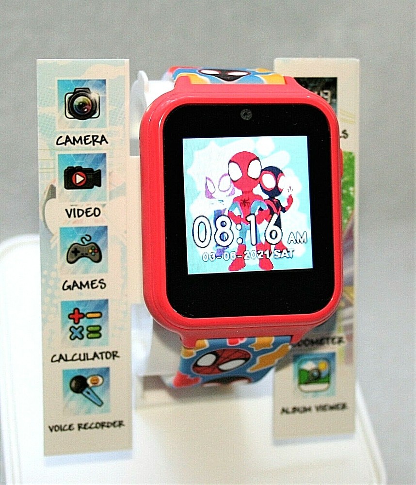 Marvel Comics Spider-Man Spidey Video Interactive Digital Camera Watch USB New