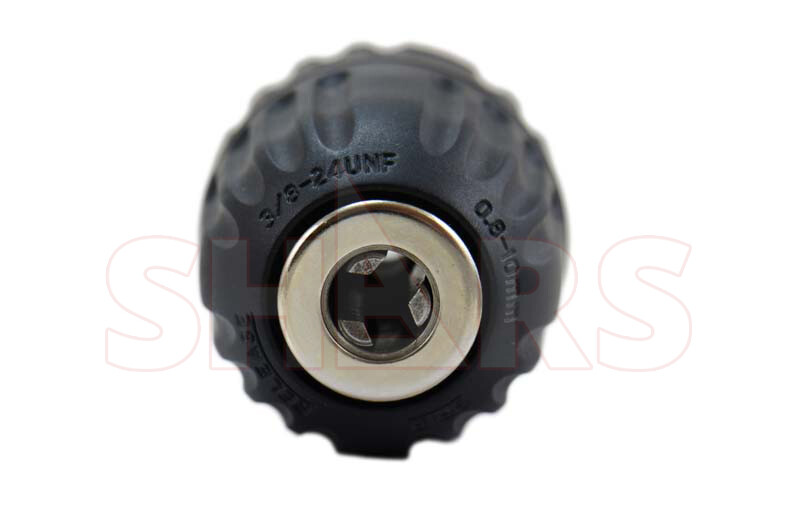 Shars 1/16-3/8" 3/8"-24 Thread Keyless Drill Chuck Hardened Grounded ![