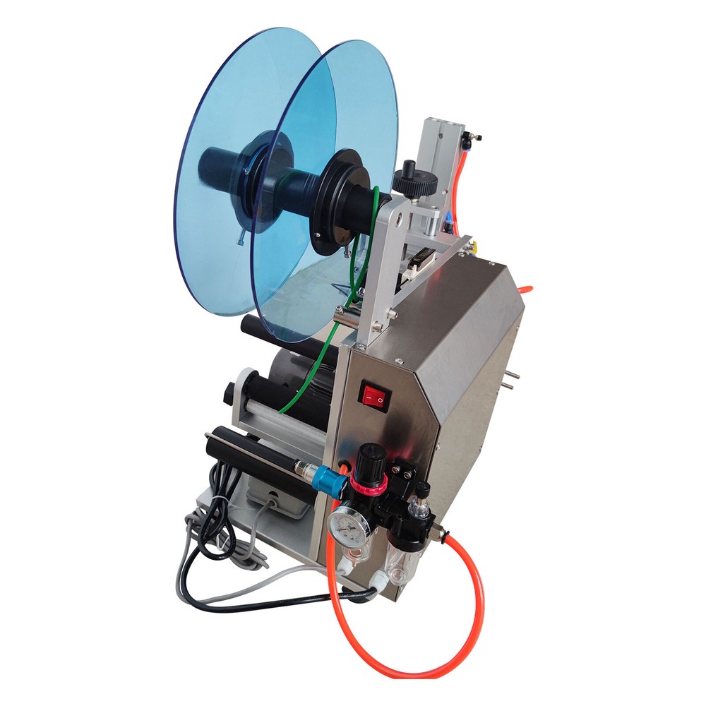 Semi-automatic High Precision Flat Surface Self-adhesive Labeling Machine 110V
