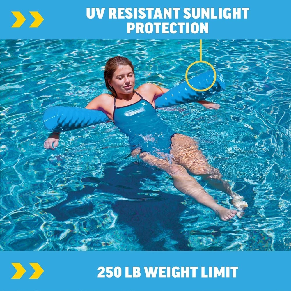 Blue Foam Pool Noodle 46-inch Extra Large Float Support UV Resistant for Adul...