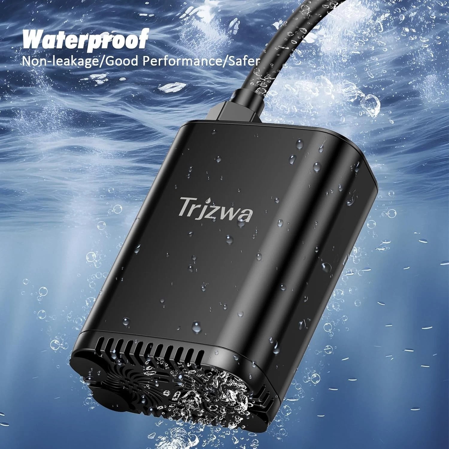 Portable Camping Shower Pump , Rechargeable with Adjustable Shower Head Outdoor