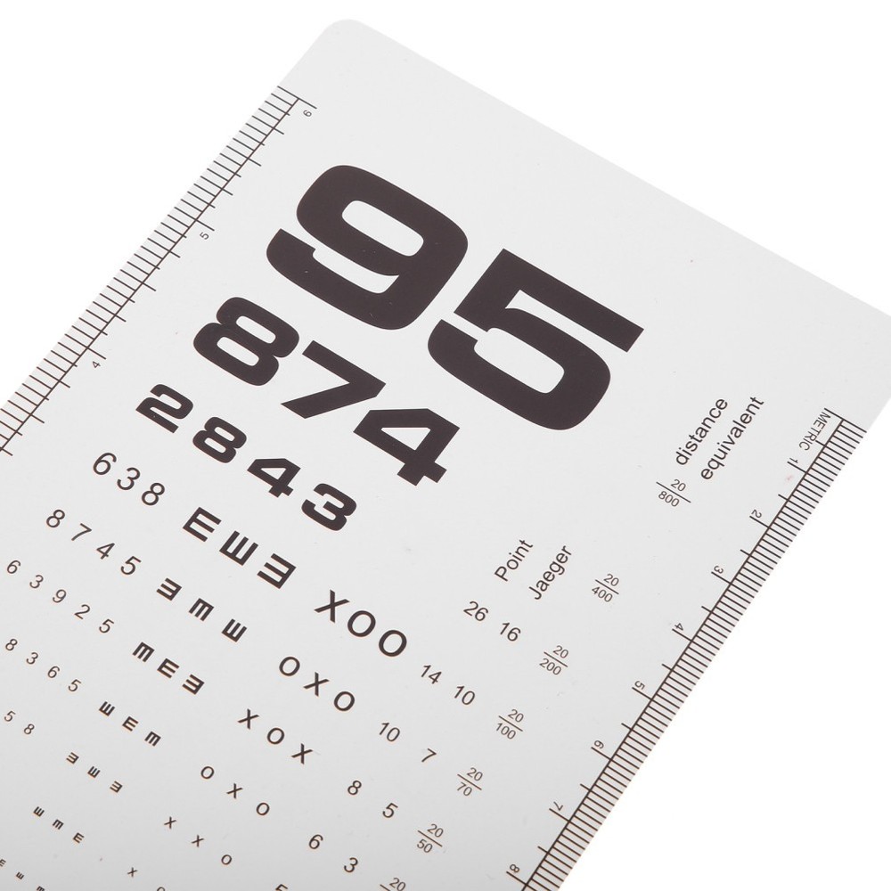 Vision Test Equipment Poster Optician Tools Visual Acuity