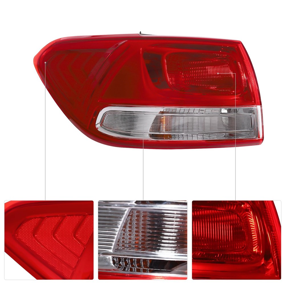92402C6000 Halogen Outer Tail Light Assembly For 2016-2018 Sorento Driver Side