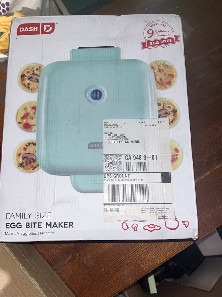 Dash Family-Size Egg Bite Maker (makes 9 egg bites)