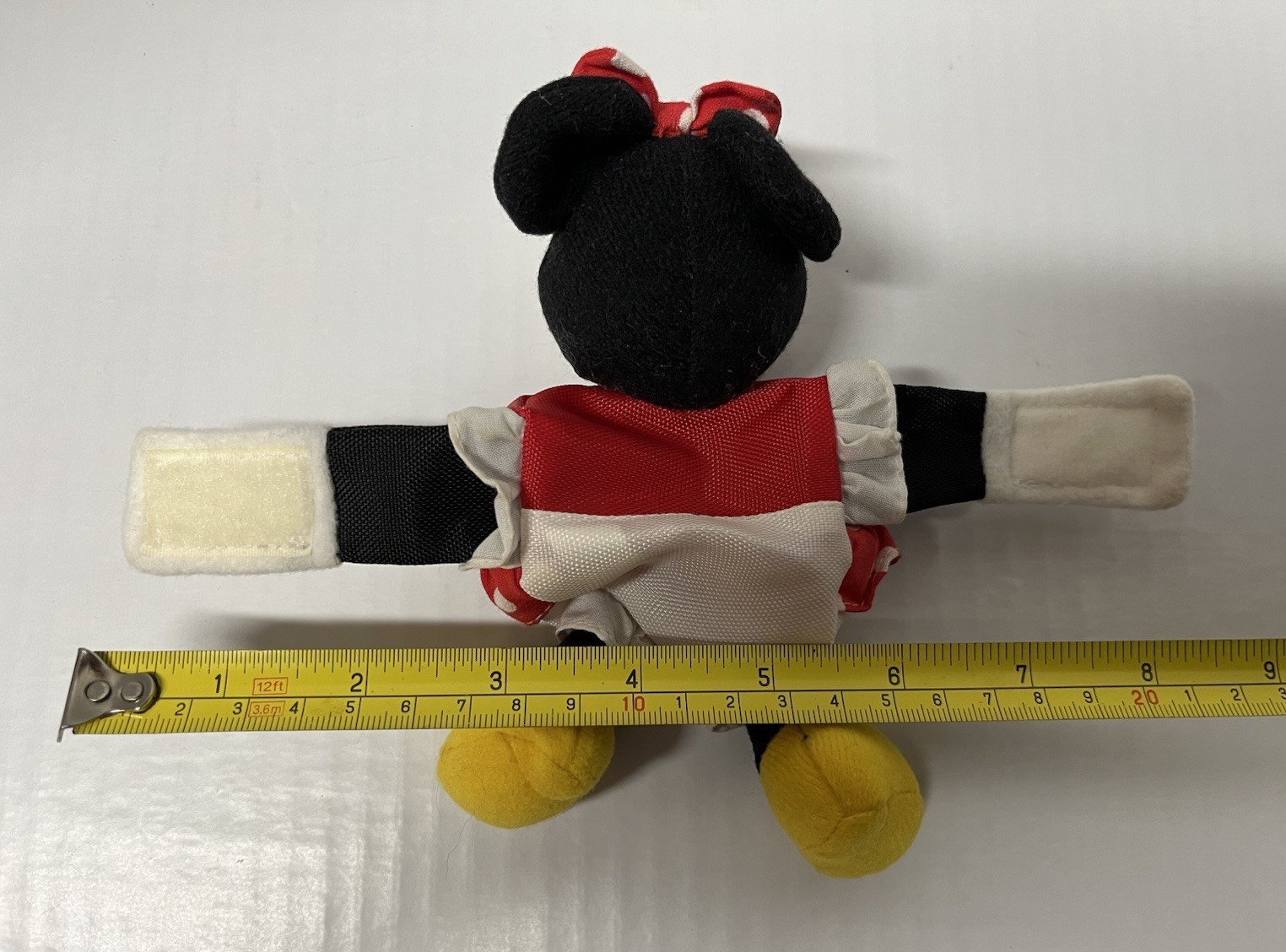 Disney Mickey & Minnie Plush Wrist Zippered Coin Purse Set D7