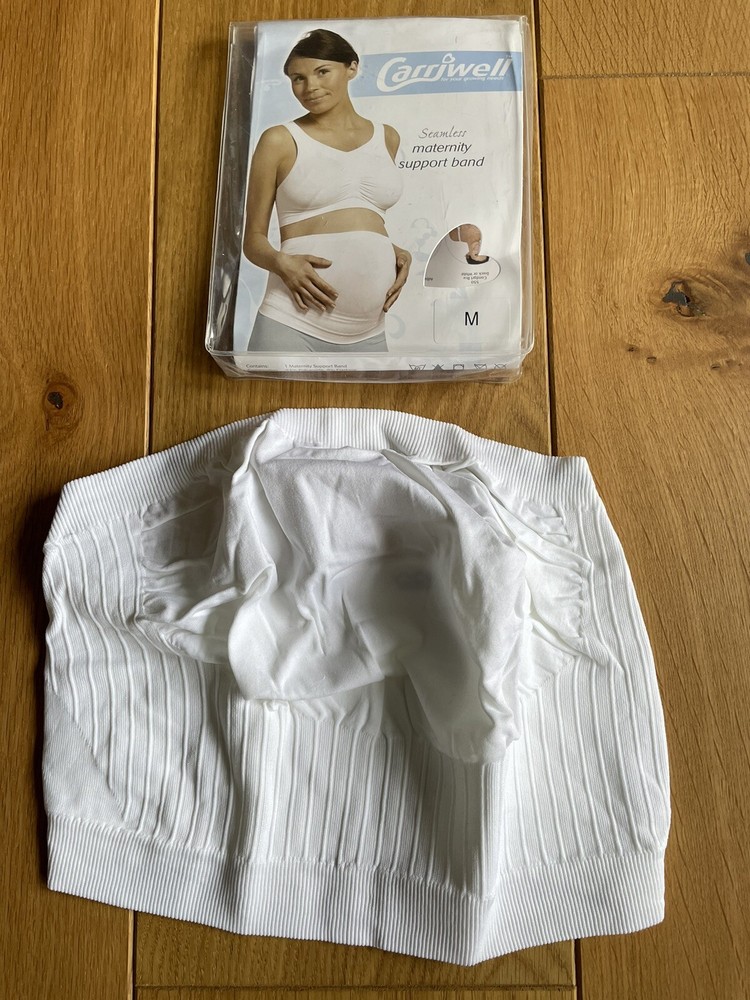 Carriwell Seamless Maternity Support Band White Medium