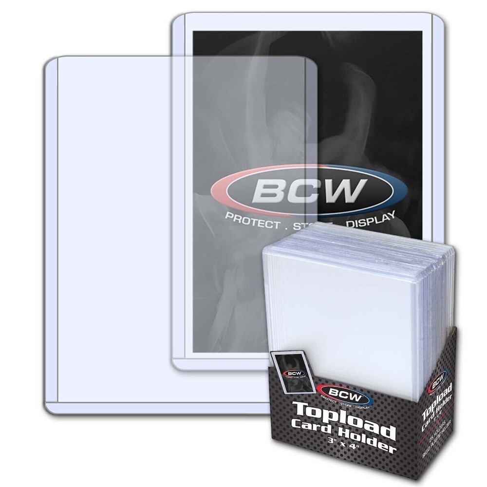 BCW Toploader Card Holder 3x4 (25 per pack)