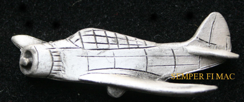 TBD DEVASTATOR DOUGLAS TORPEDO BOMBER PEWTER HAT PIN MADE IN US NAVY USS GIFT