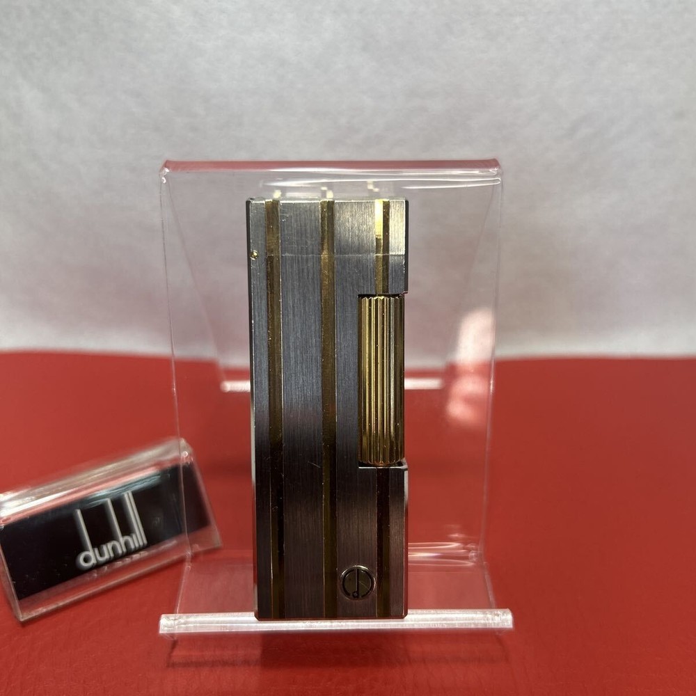 Overhauled Dunhill Rollagas lighter Silver Gold d mark without box