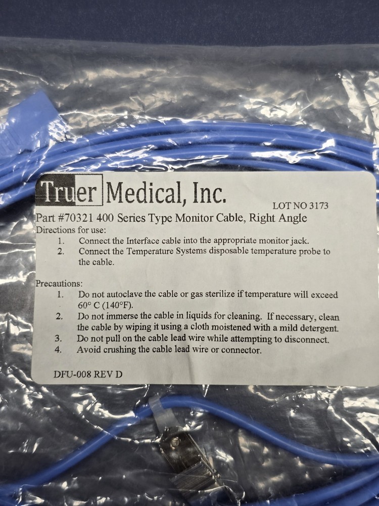 Interface Cable, Right Angle Phonojack Connector, for 400 series