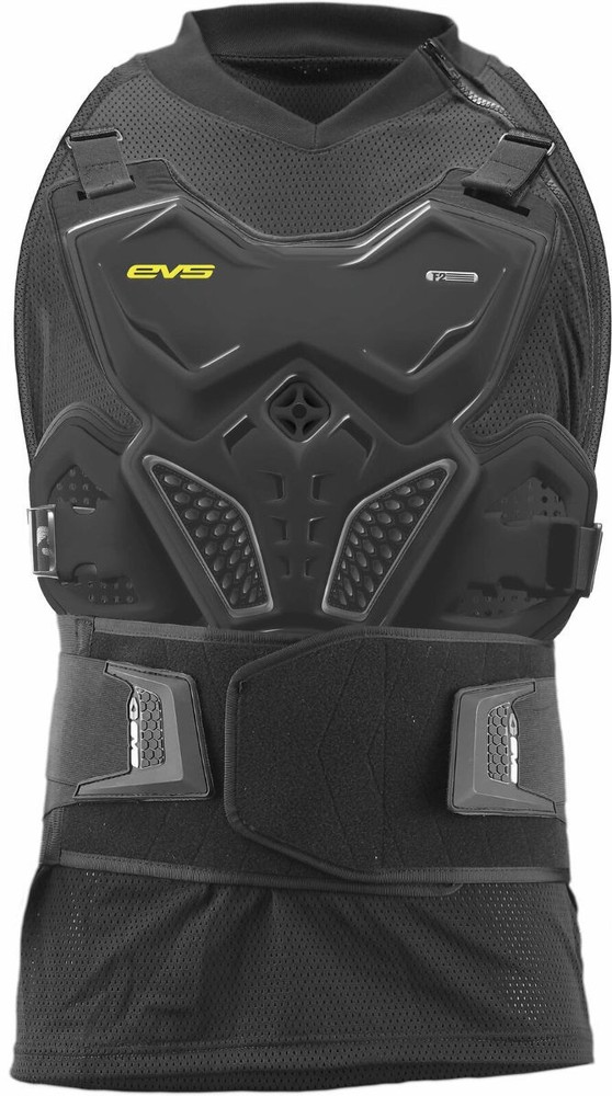 EVS G7 Lite Ballistic Jersey CE Certified Back and Chest Protection; Black
