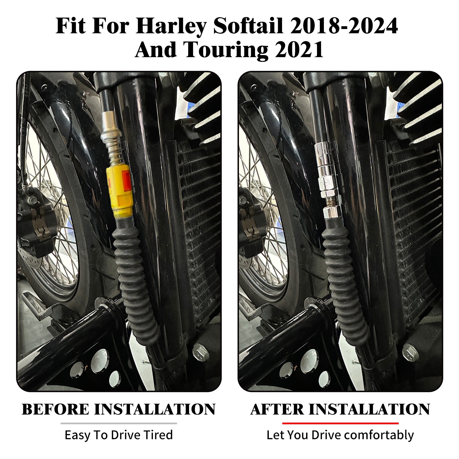 Clutch Cable Adjuster Upgrade Kit For Harley Touring 2022-25 Road Street Glide