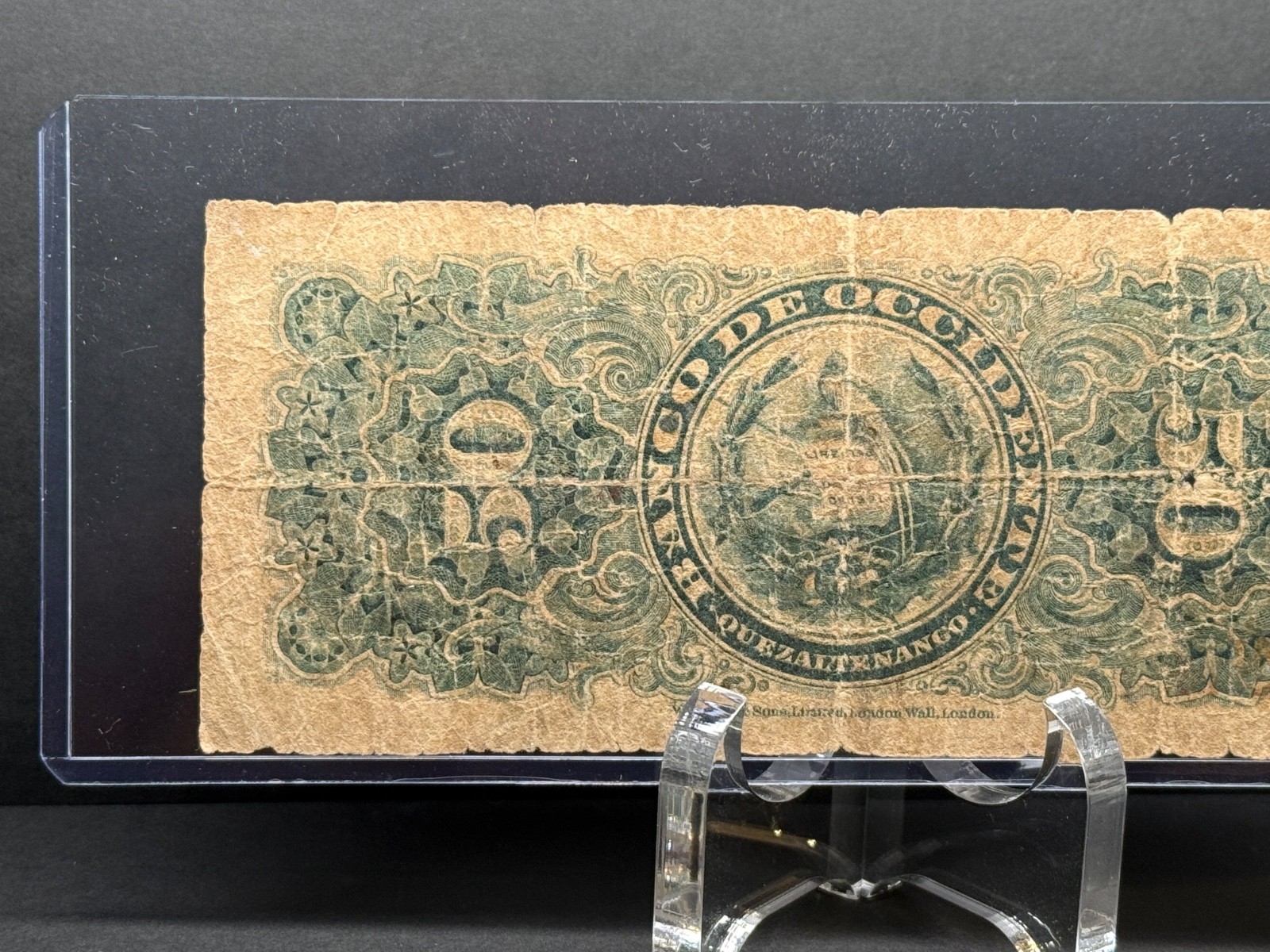 Guatemala - 50 Centavos - 15 Agosto 1900 - Banco Occidente Quezaltenango