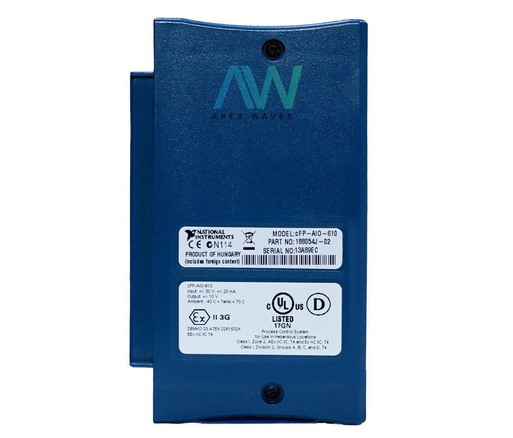National Instruments cFP-AIO-610 4-Channel Analog Input / Current Output module