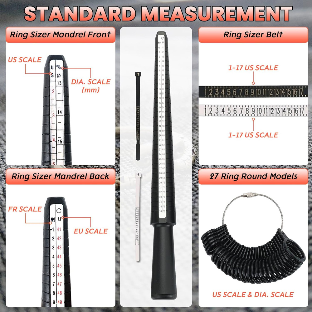 Ring Bender Tool Kit for Jewelry Making – Multi-Functional Ring/Earring Bender,