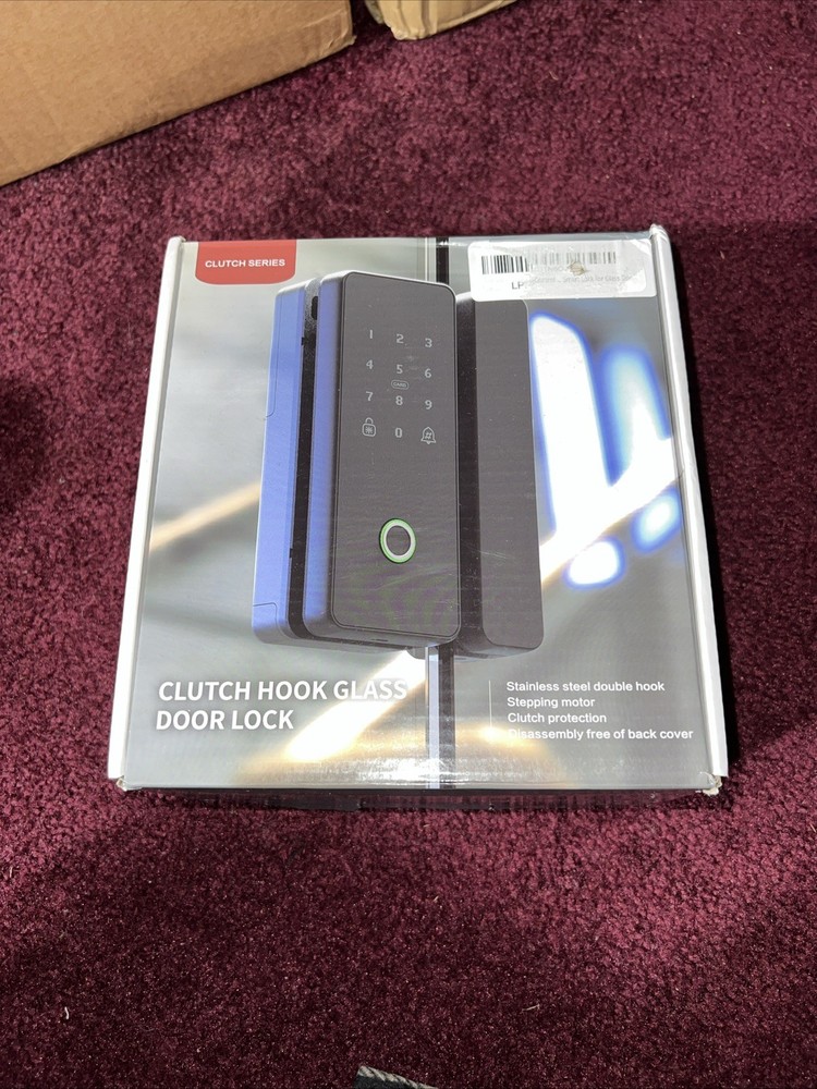 Clutch Hook Glass Door Lock