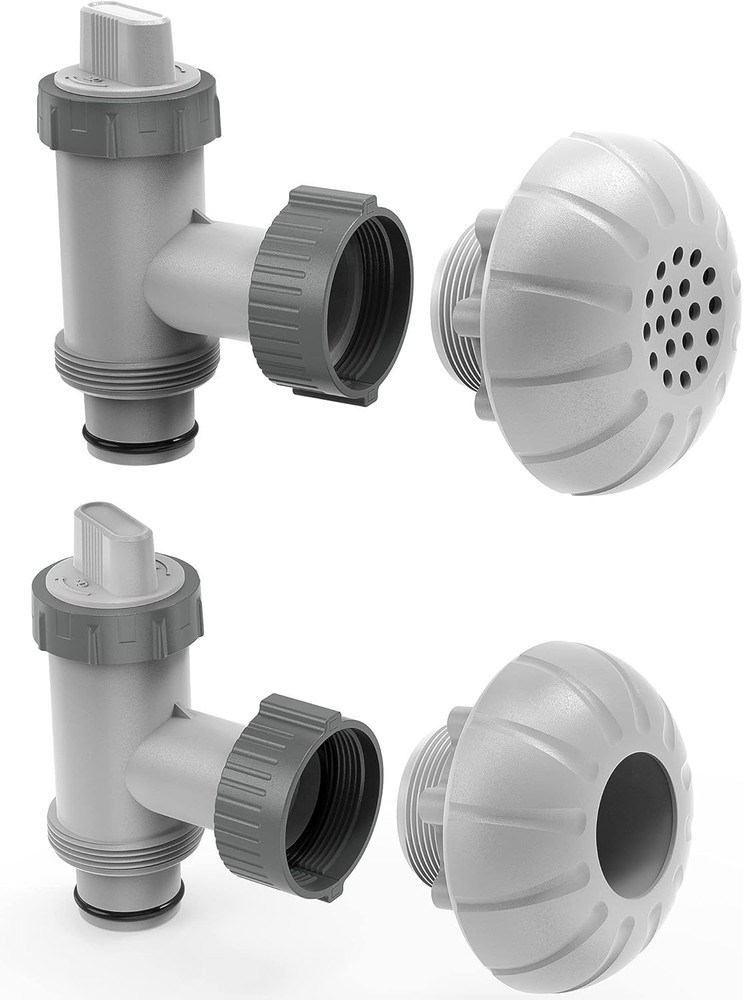 Replacement Plunger Valves for Pools - 1.5" Outlet & Inlet