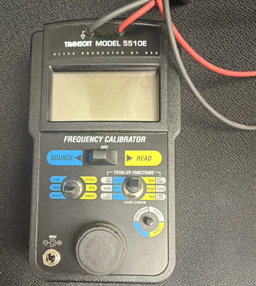 Transcat 5510E Frequency Calibrator with ALTEK Carrying Case