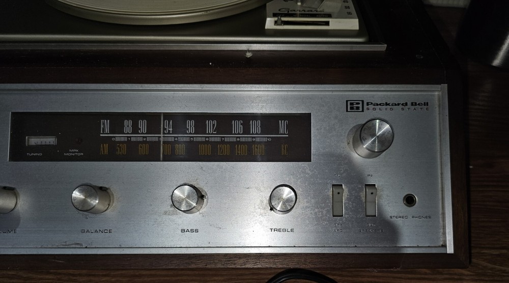 PACKARD BELL SOLID STATE RPS 02 GARRARD TURNTABLE