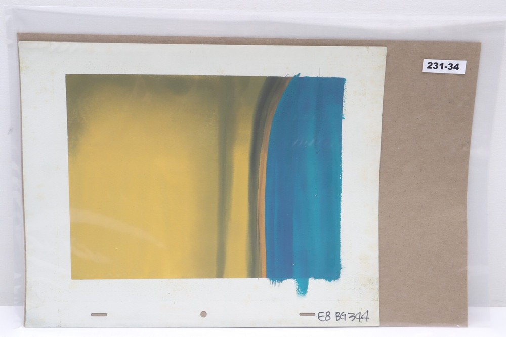 Original Hand Painted Animation Production Background (231-34)