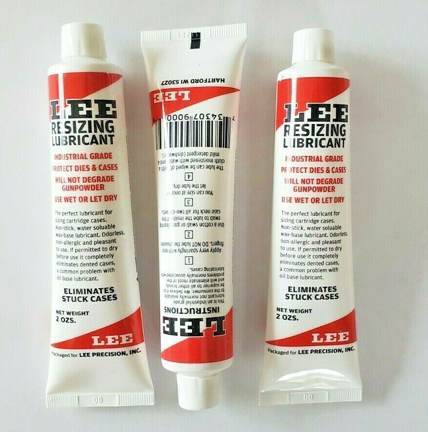 3 Pack of LEE 90006 2oz Resizing Lubricant Industrial Grade