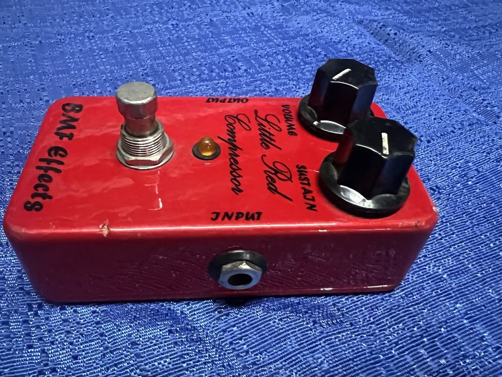 BMF Effects Little Red Compressor Guitar Pedal