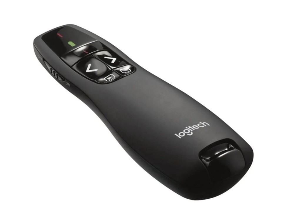 LOGITECH R400 Laser Presentation Remote BLACK Wireless 15 Meters MISSING CASE