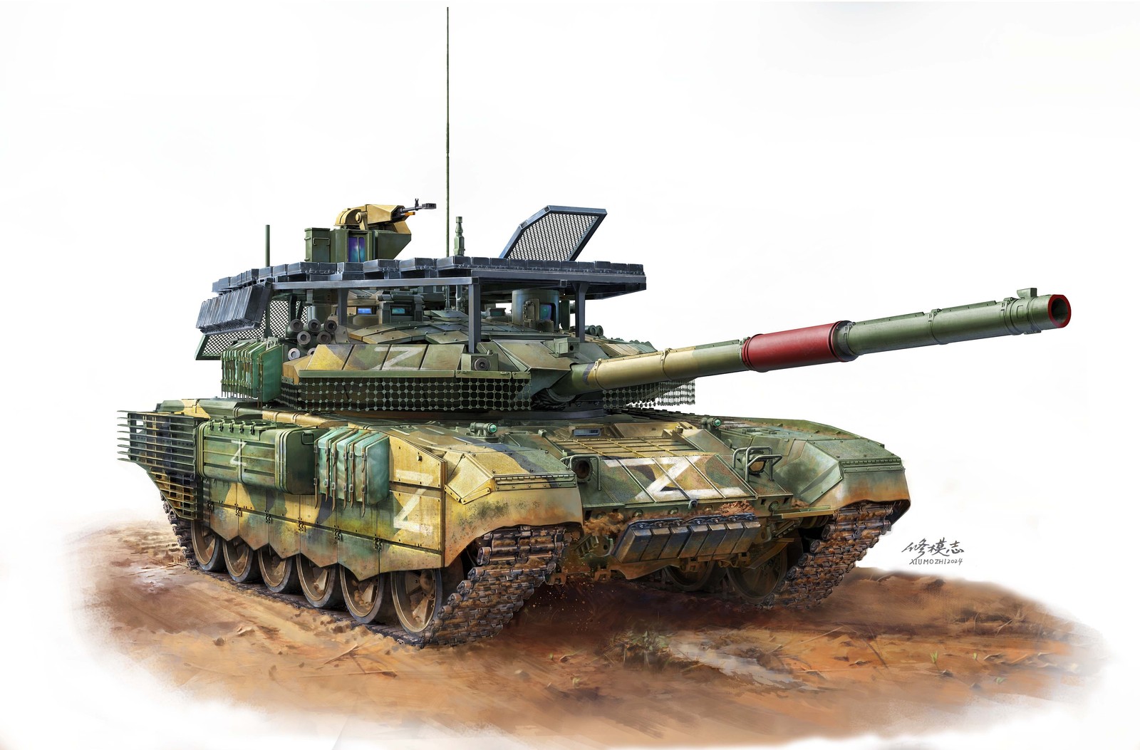 Tiger Model 4617 1/35 Russian T-90M MBT Breakthrough III Military Model Kit