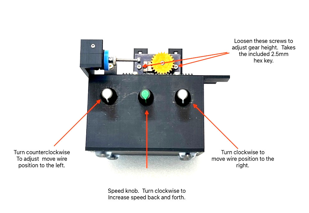 Auto Traverse for Guitar Pickup Winder