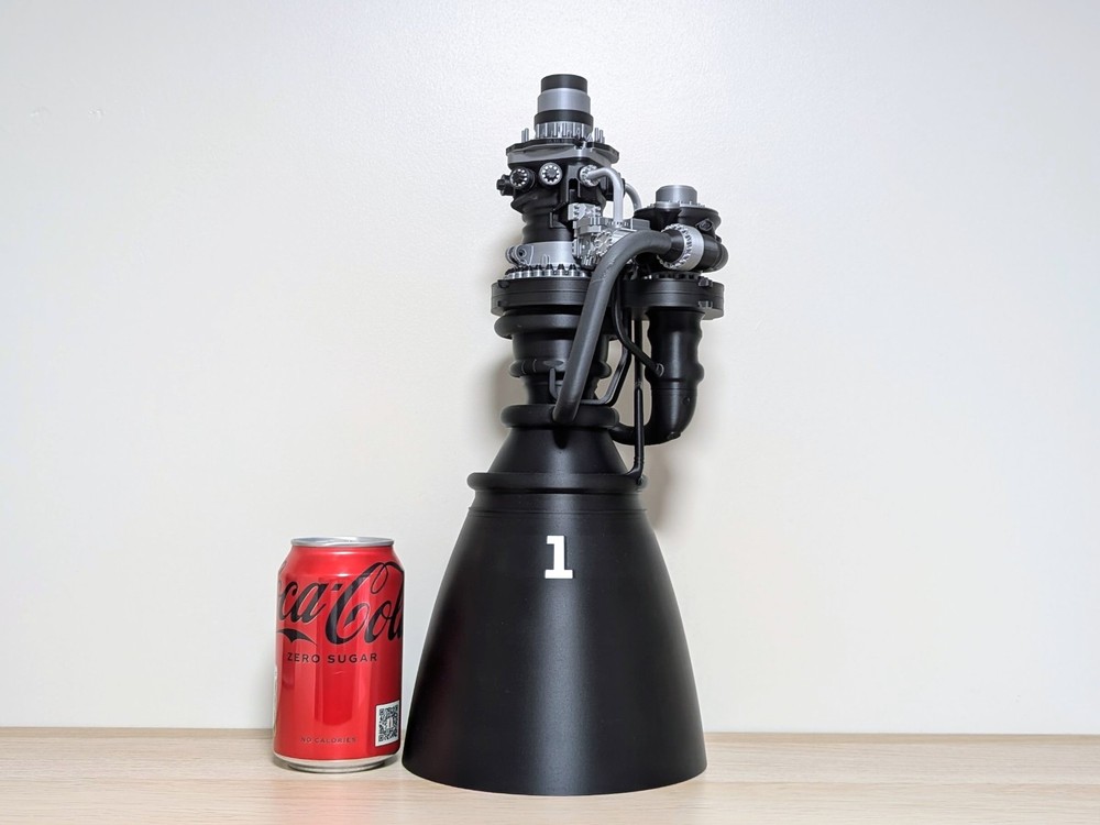 RAPTOR-Mk3 (Unshielded) 1:8 scale model by Morethan3d