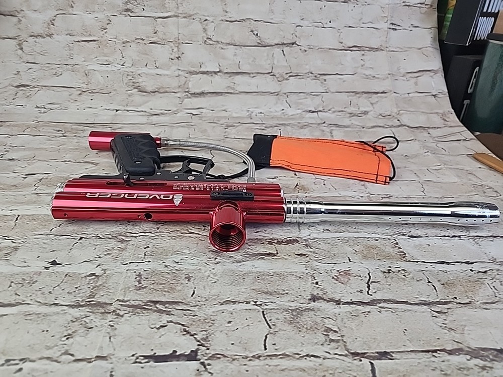 Brass Eagle Avenger 3 Paintball Marker Gun Red (Untested)