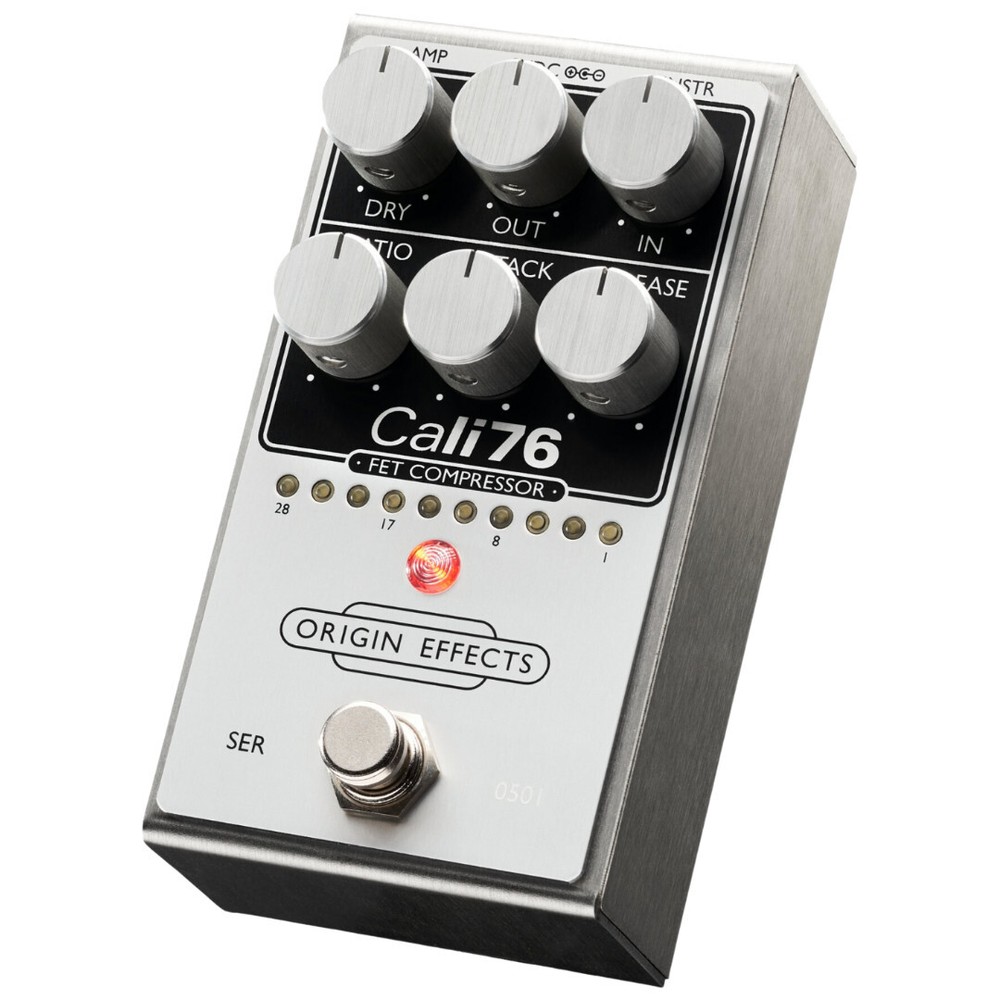 Origin Effects Cali76 FET Compressor Effects Pedal, Silver